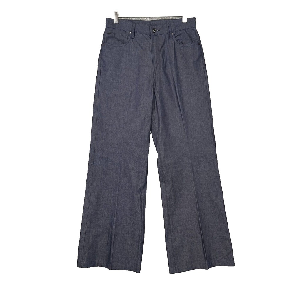 G Star Raw Jeans Womens 31x32 Blue Deck Ultra High Wide Leg Dark‎ Wash Denim